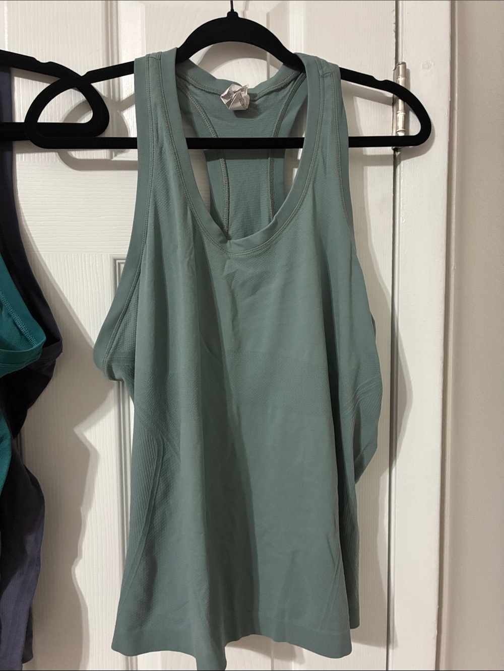 Athleta Momentum Tank Tops, Purple Sage Teal Racer Back Women's 1X Bundle of 3 - Picture 12 of 16